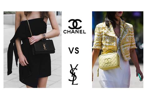 chanel vs yves saint laurent|chanel vs ysl clothing.